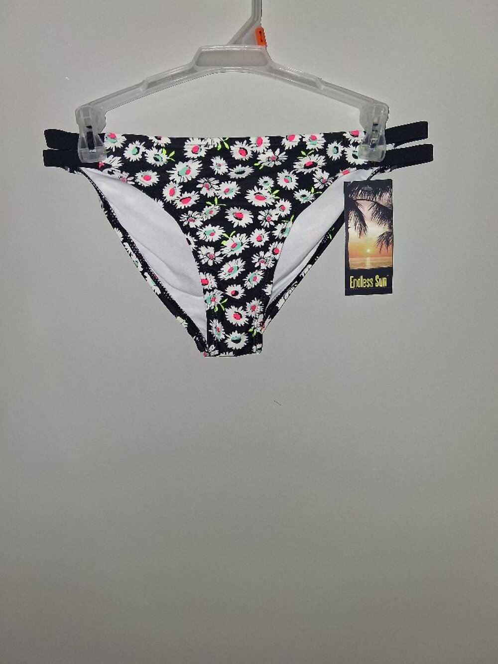 Elegant Daisy Floral Bikini Bottom